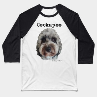 Merle Cockapoo / Spoodle and Doodle Dog Baseball T-Shirt